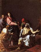 Alessandro Turchi Template:The Raising of Lazarus Spain oil painting artist